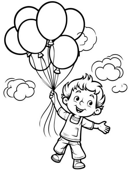 Buku Lembar Mewarnai Anak Laki-laki